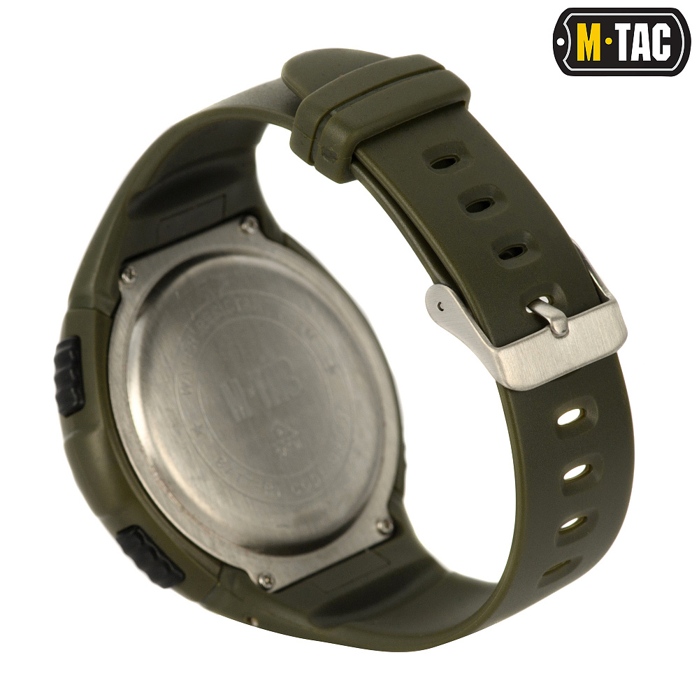 Часы тактические с шагомером M-Tac Olive Фото 2